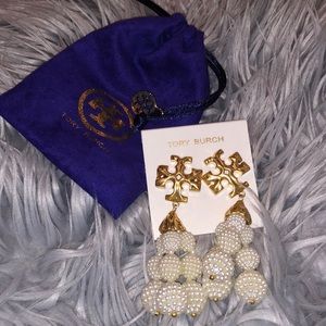 TORY BURCH Beads Drop Earrings